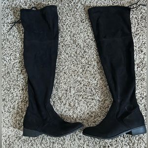 Ana Over the Knee Black Boots